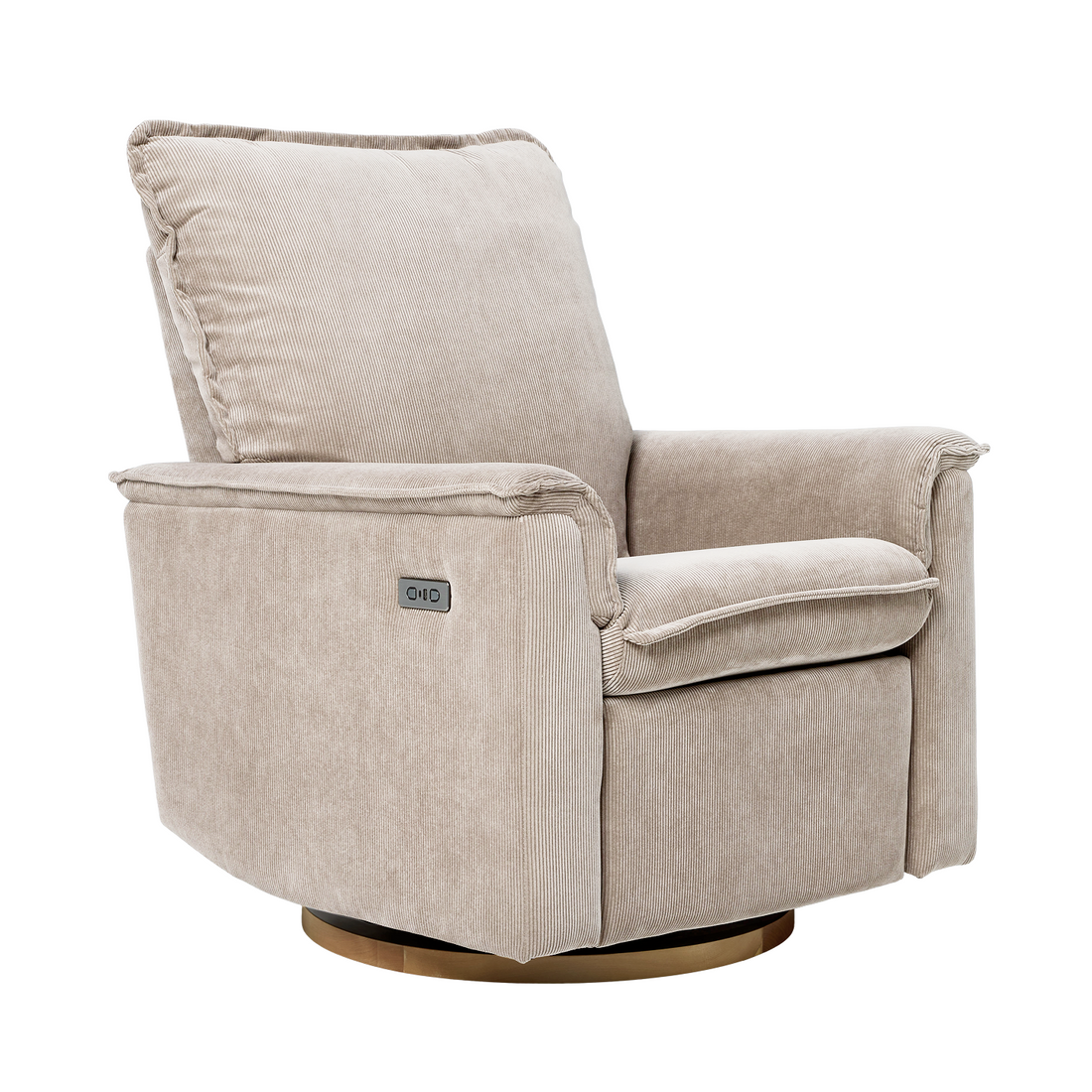 Louie Electric Recliner Glider Nursery Chair - Corduroy
