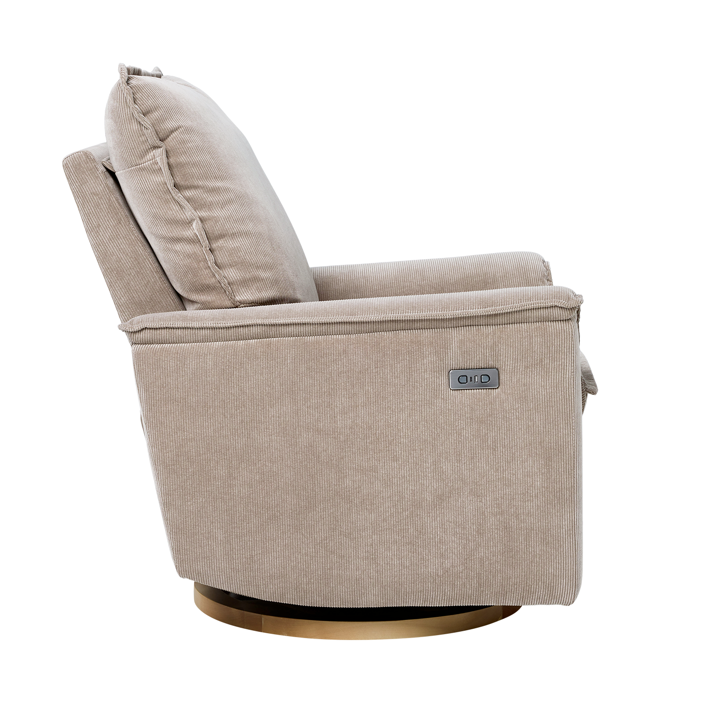 Louie Electric Recliner Glider Nursery Chair - Corduroy