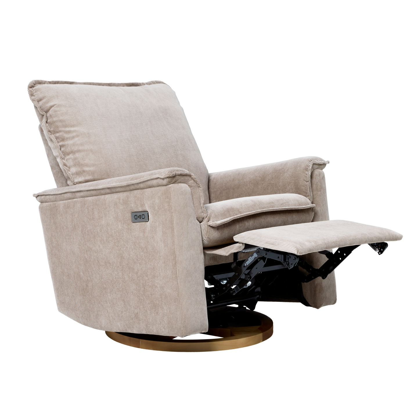 Louie Electric Recliner Glider Nursery Chair - Corduroy