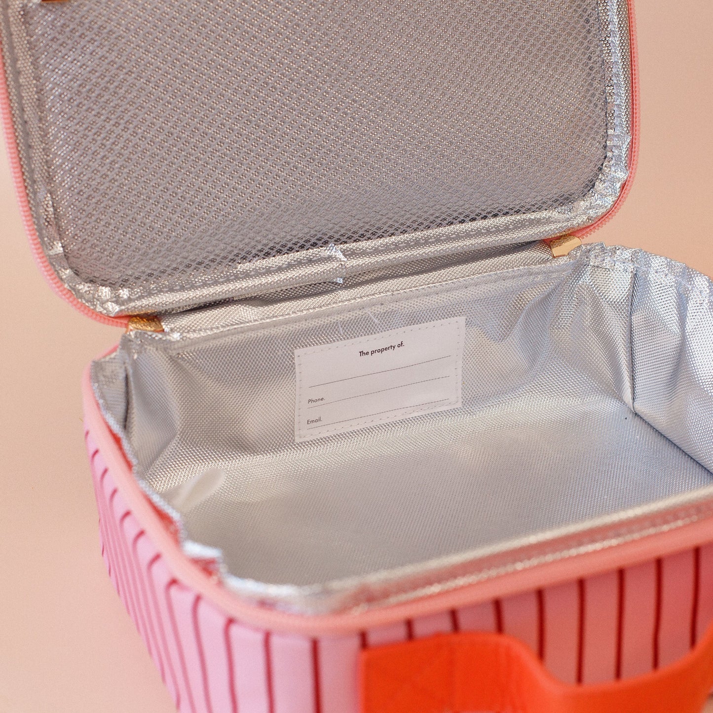 Fox & Fallow Strawberry Stripe Mini Lunch Bag