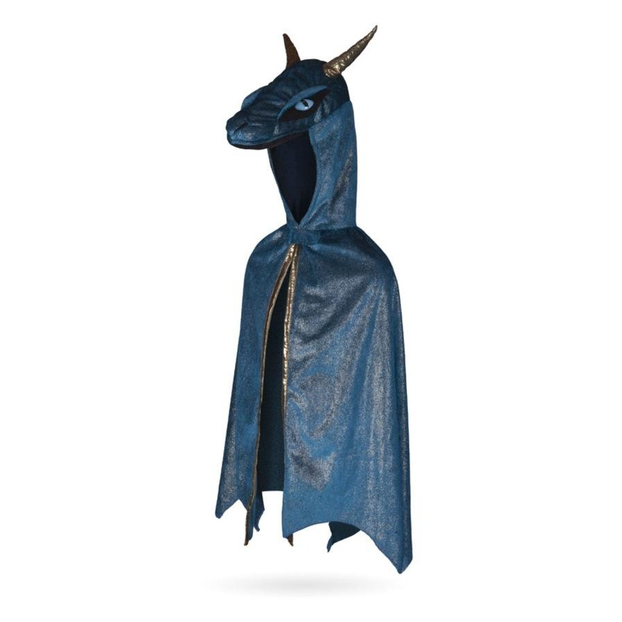 Great Pretenders Halloween Costume Teal & Gold Starry Night Dragon - Size 5-6