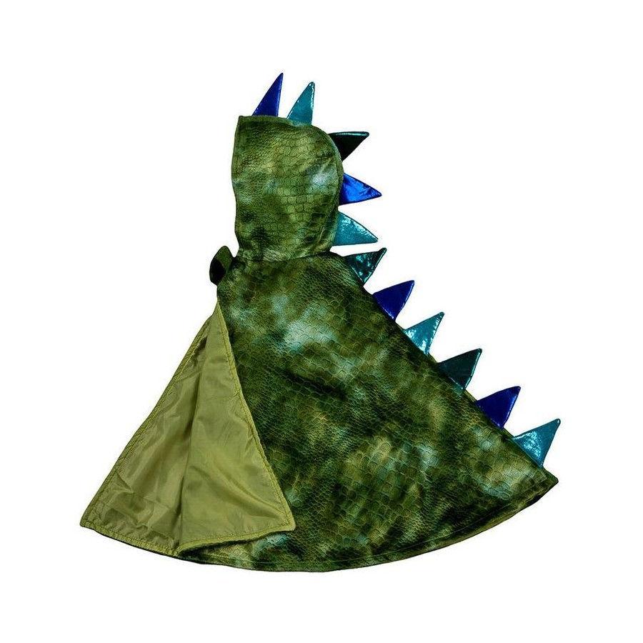 Great Pretenders Dragon Baby Cape Costume Velvet Green Size 2-3 Kids Halloween Costume