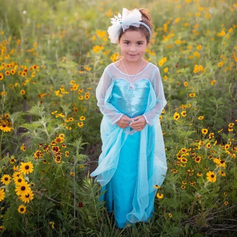 Great Pretenders Ice Queen Dress With Cape Halloween Costume
