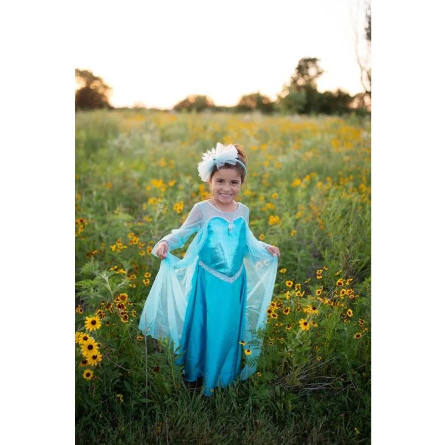 Great Pretenders Ice Queen Dress With Cape Halloween Costume