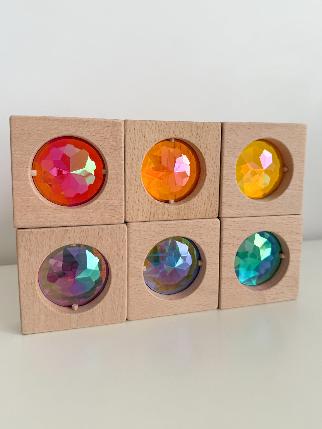 My Little Creator Jumbo Gem Blocks (Rainbow 6 pieces)