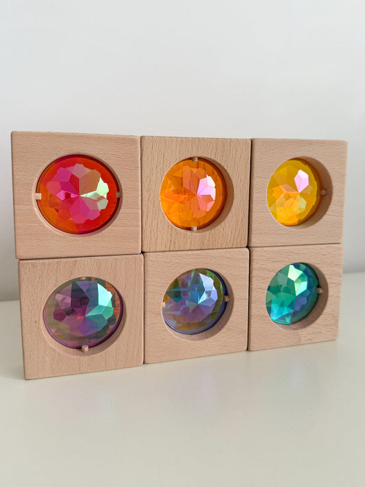 My Little Creator Jumbo Gem Blocks (Rainbow 6 pieces)