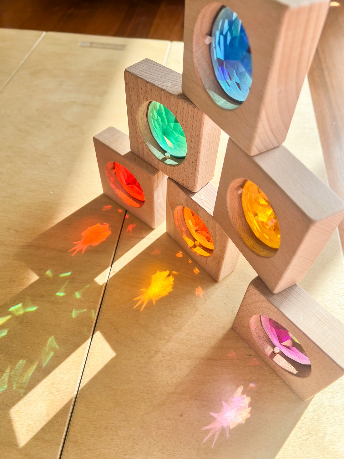 My Little Creator Jumbo Gem Blocks (Rainbow 6 pieces)
