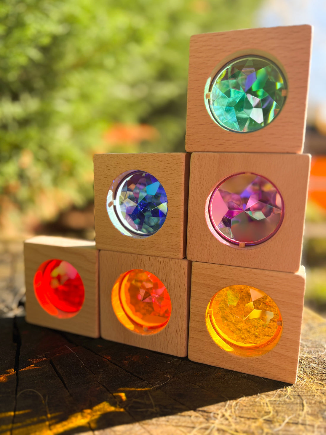 My Little Creator Jumbo Gem Blocks (Rainbow 6 pieces)