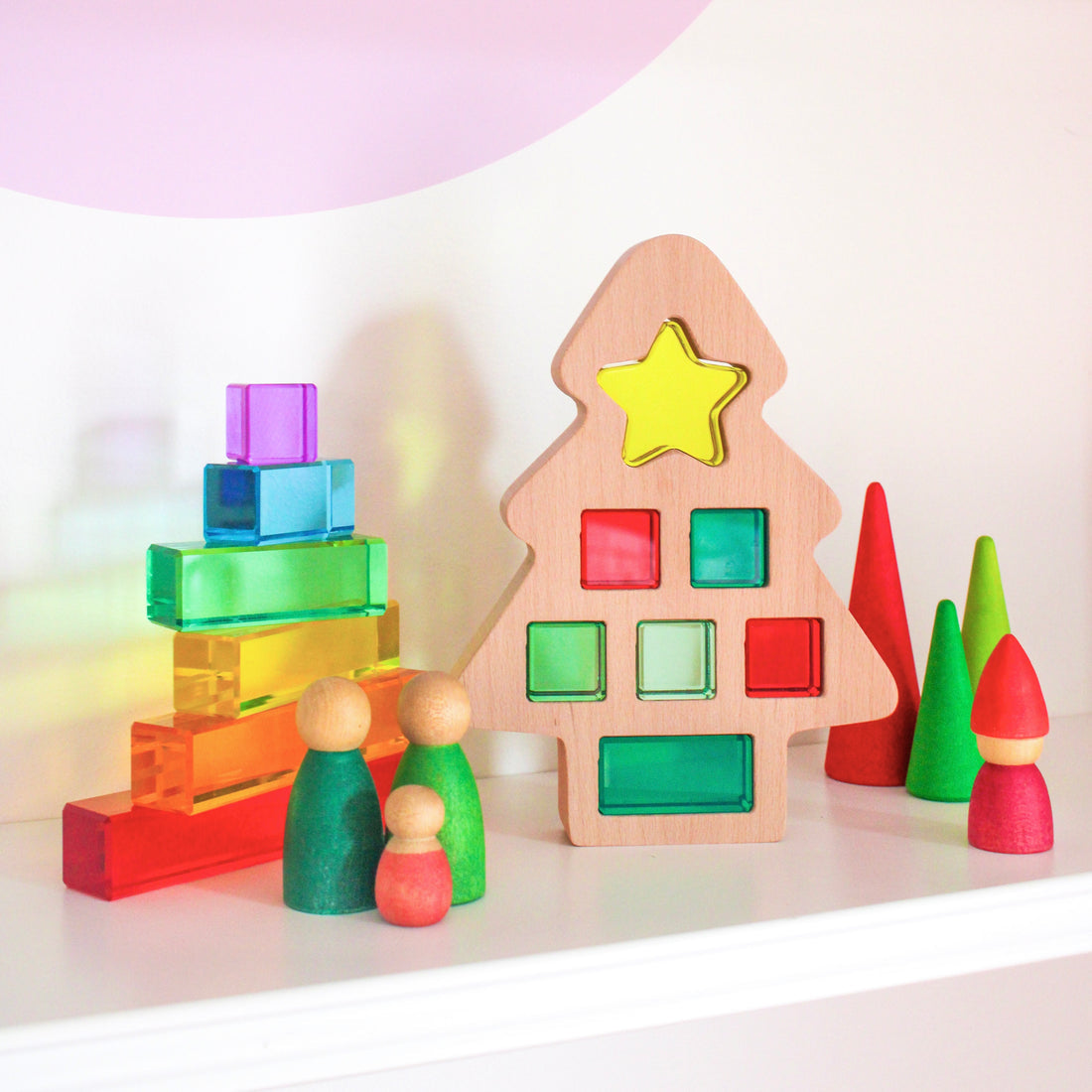 My Little Creator Home Sweet Home Lucite Blocks (Star Christmas Lucite Tree)