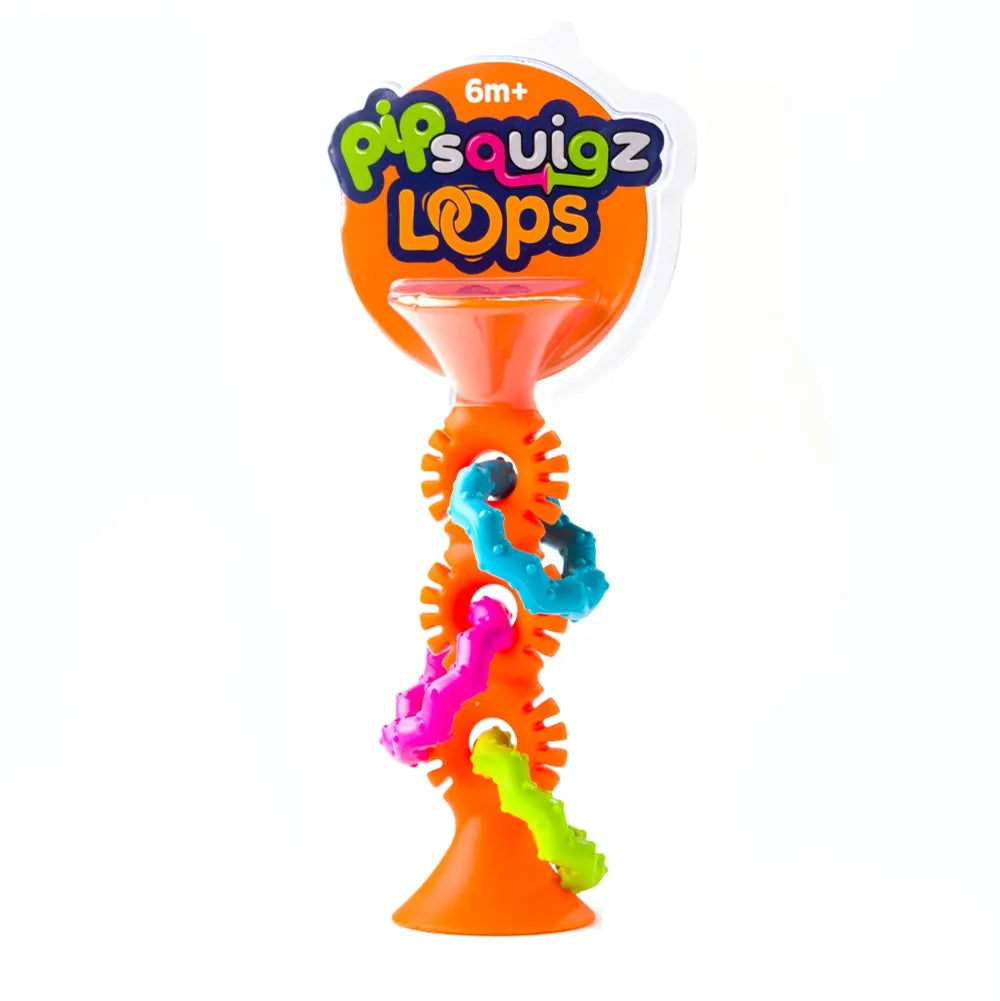 FAT BRAIN TOYS PIPSQUIGZ LOOPS- ORANGE