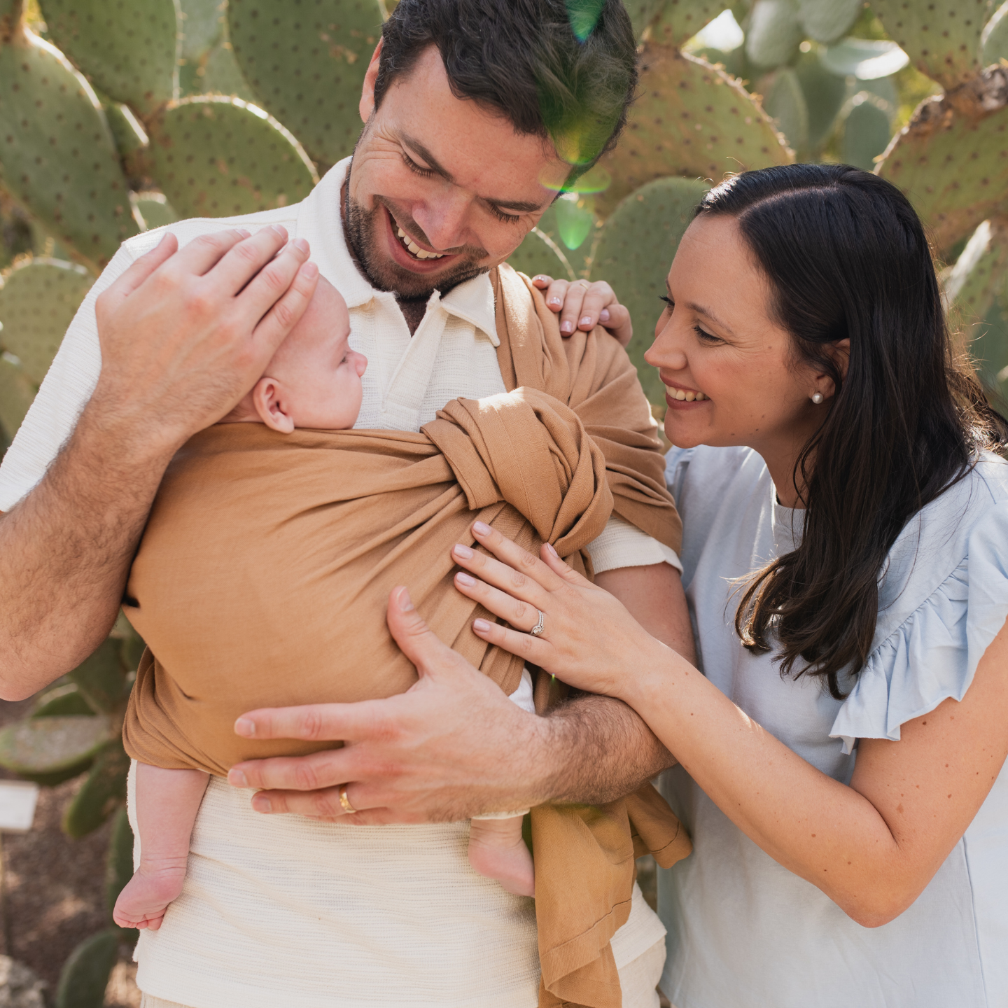 Boba Ring Sling Linen Carrier - Rye