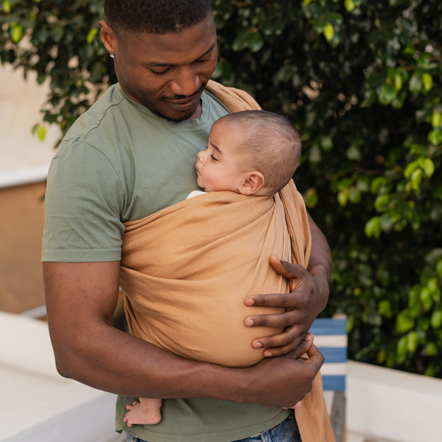 Boba Ring Sling Linen Carrier - Rye