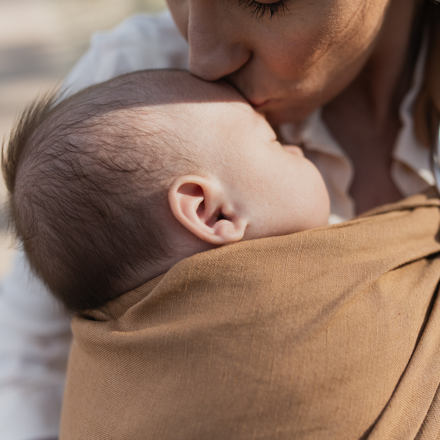 Boba Ring Sling Linen Carrier - Rye