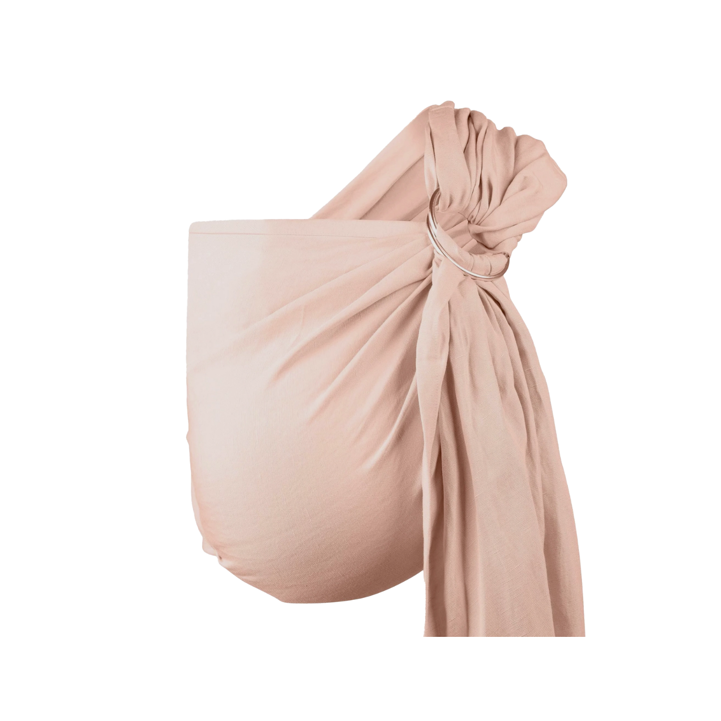 Boba Ring Sling Linen Carrier - Peony