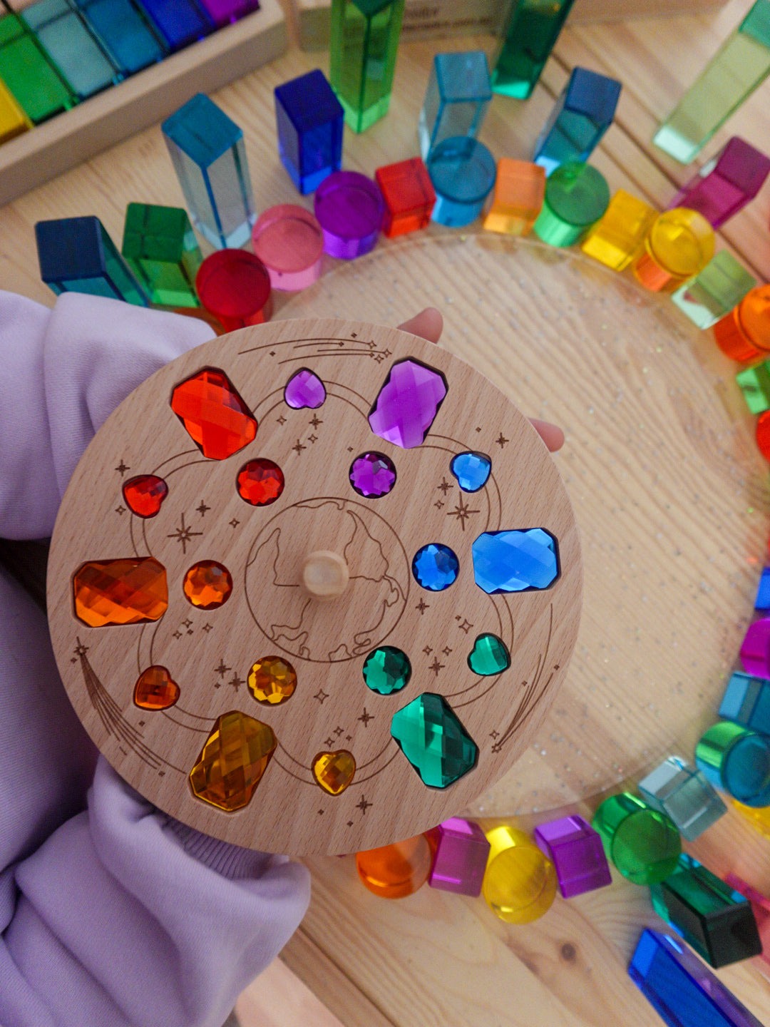 My Little Creator Jumbo Spinning Top - We are the Worl