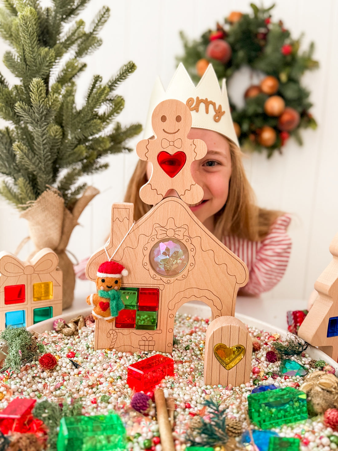 Gingerbread House Christmas 4 Pc Set
