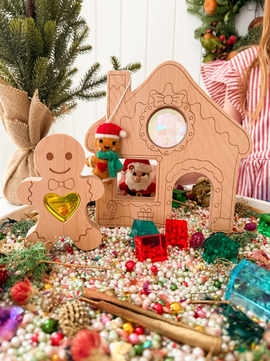 Gingerbread House Christmas 4 Pc Set