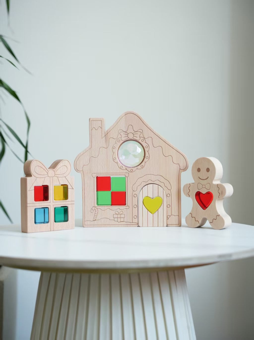 Gingerbread House Christmas 4 Pc Set