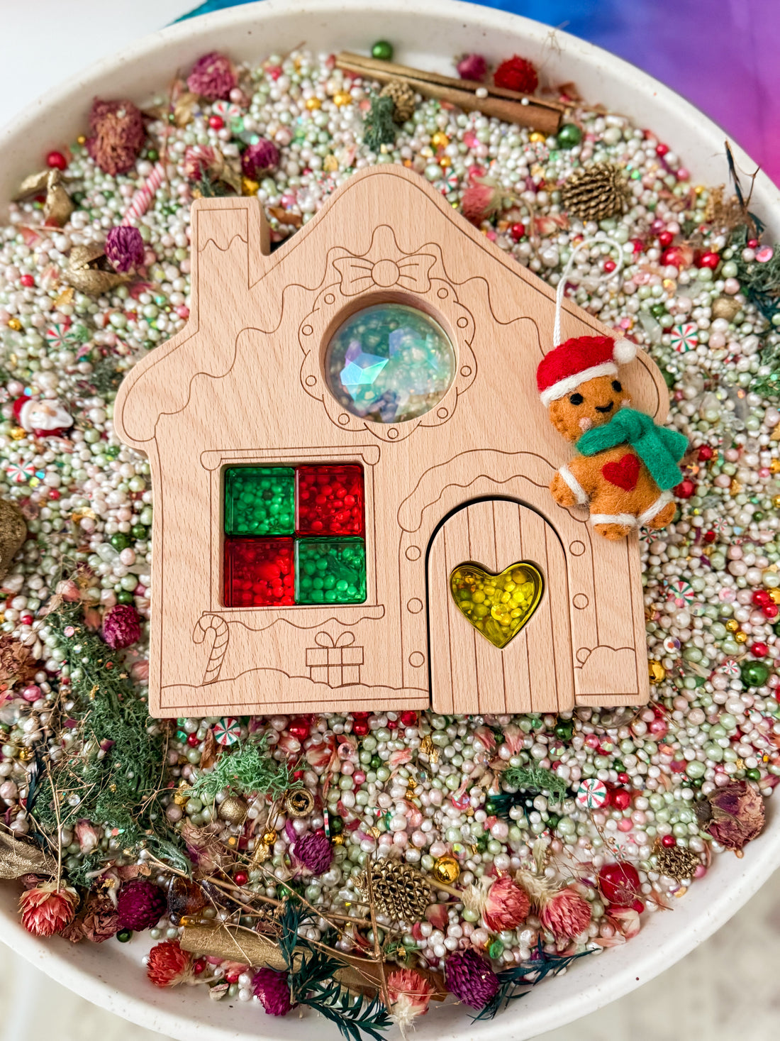Gingerbread House Christmas 4 Pc Set
