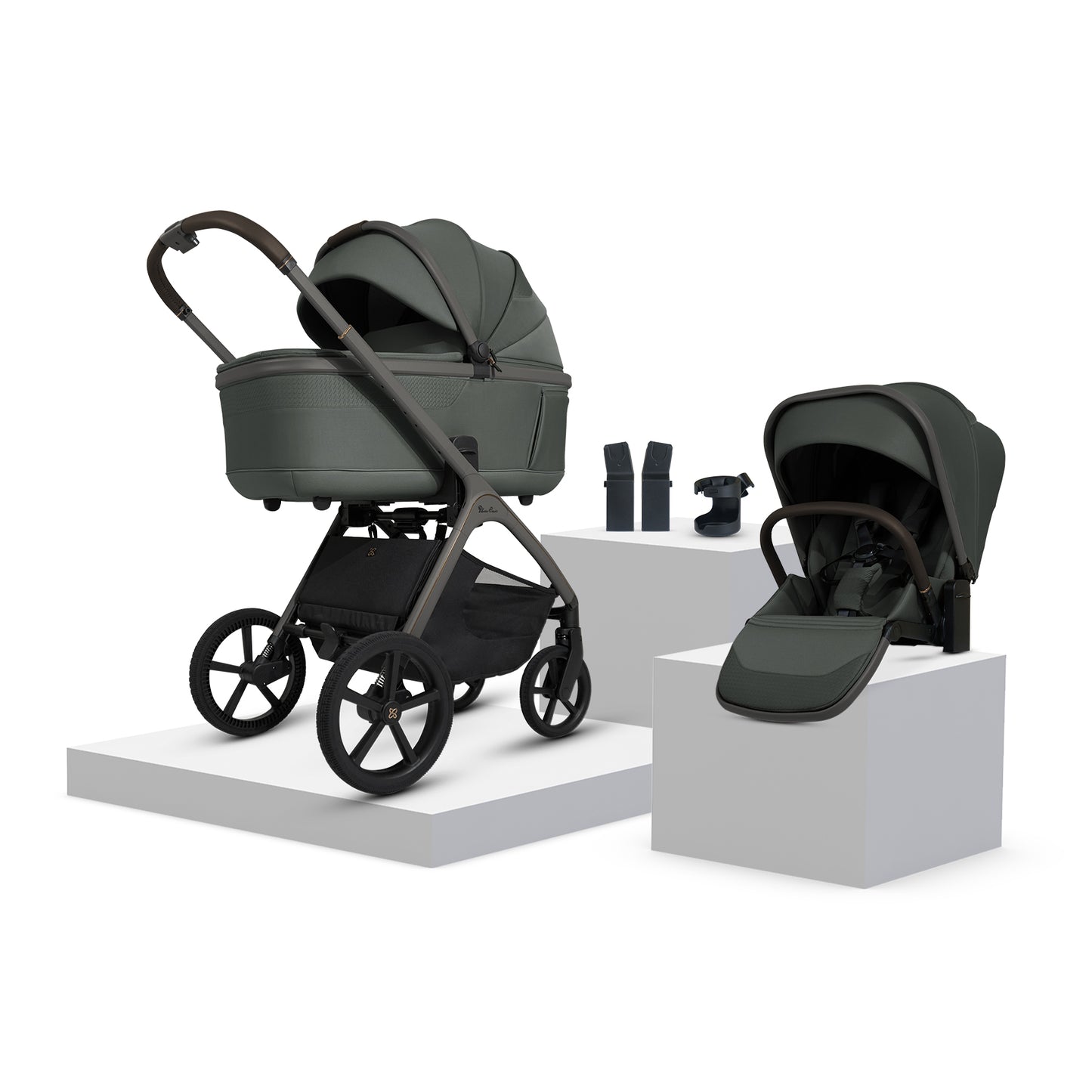 Silver Cross Cove Pewter with Carrycot (6 Piece)