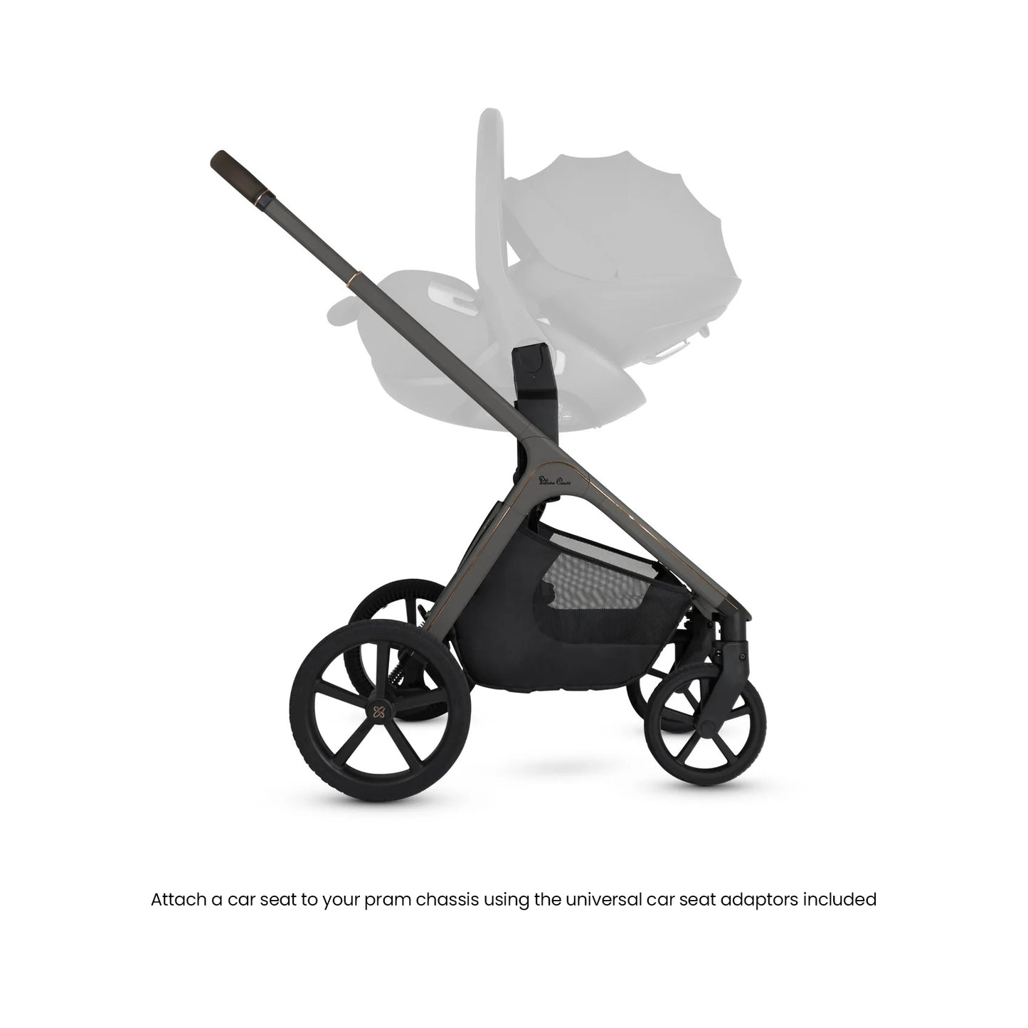 Silver Cross Cove Pewter with Carrycot (6 Piece)