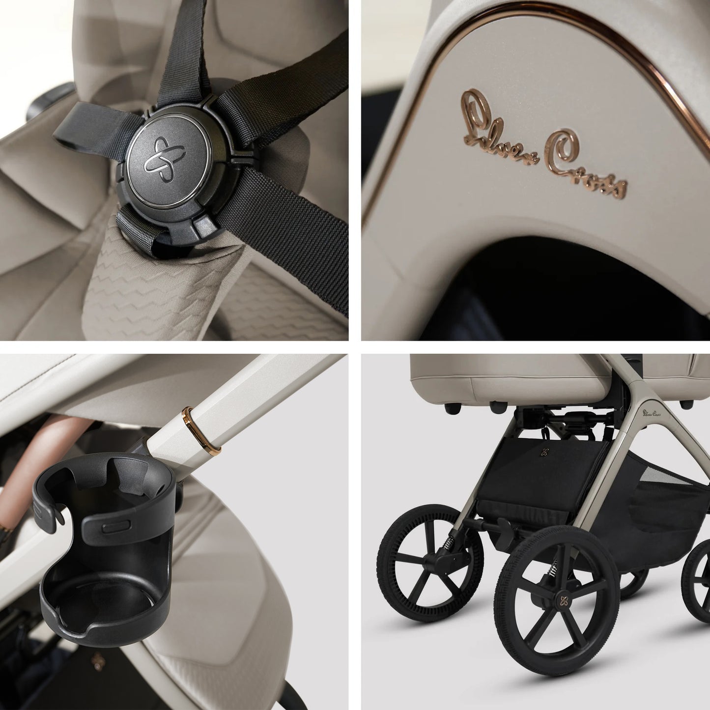 Silver Cross Cove Champagne with Carrycot (6 Piece)