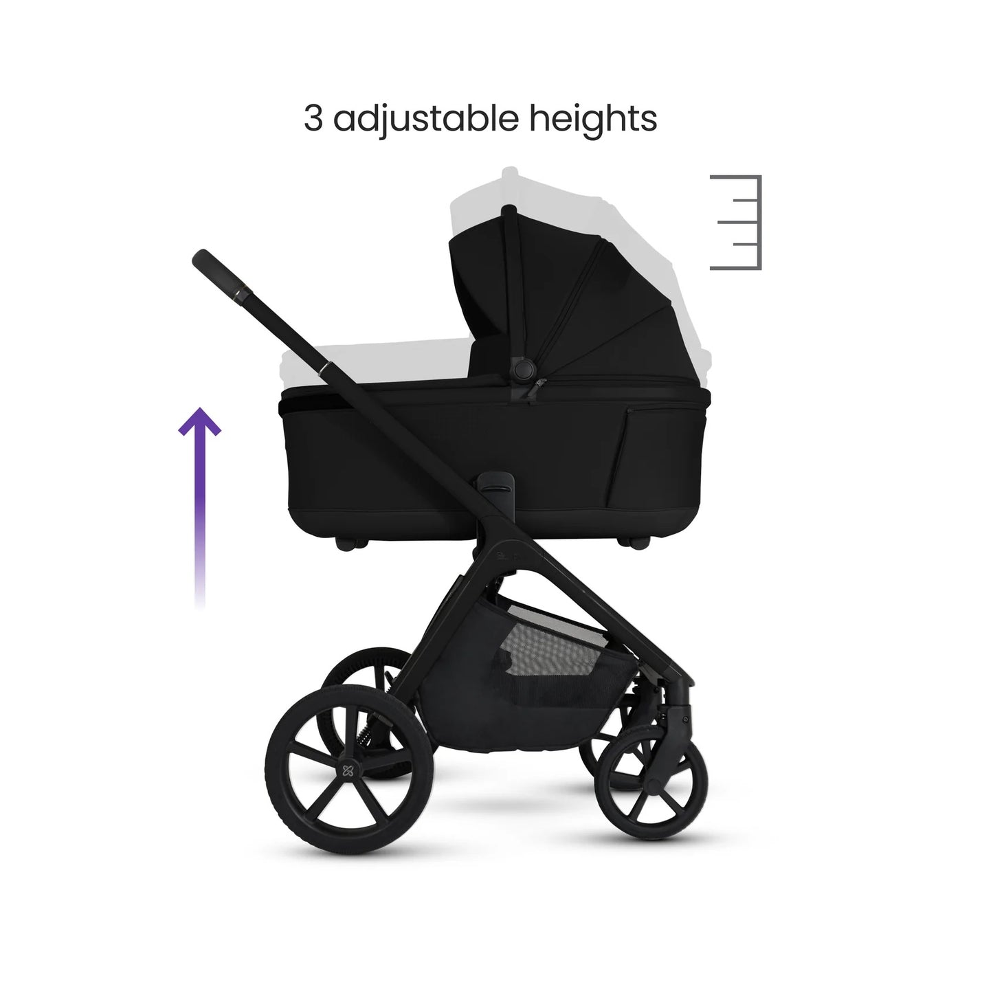 Silver Cross Cove Onyx with Carrycot (6 Piece)