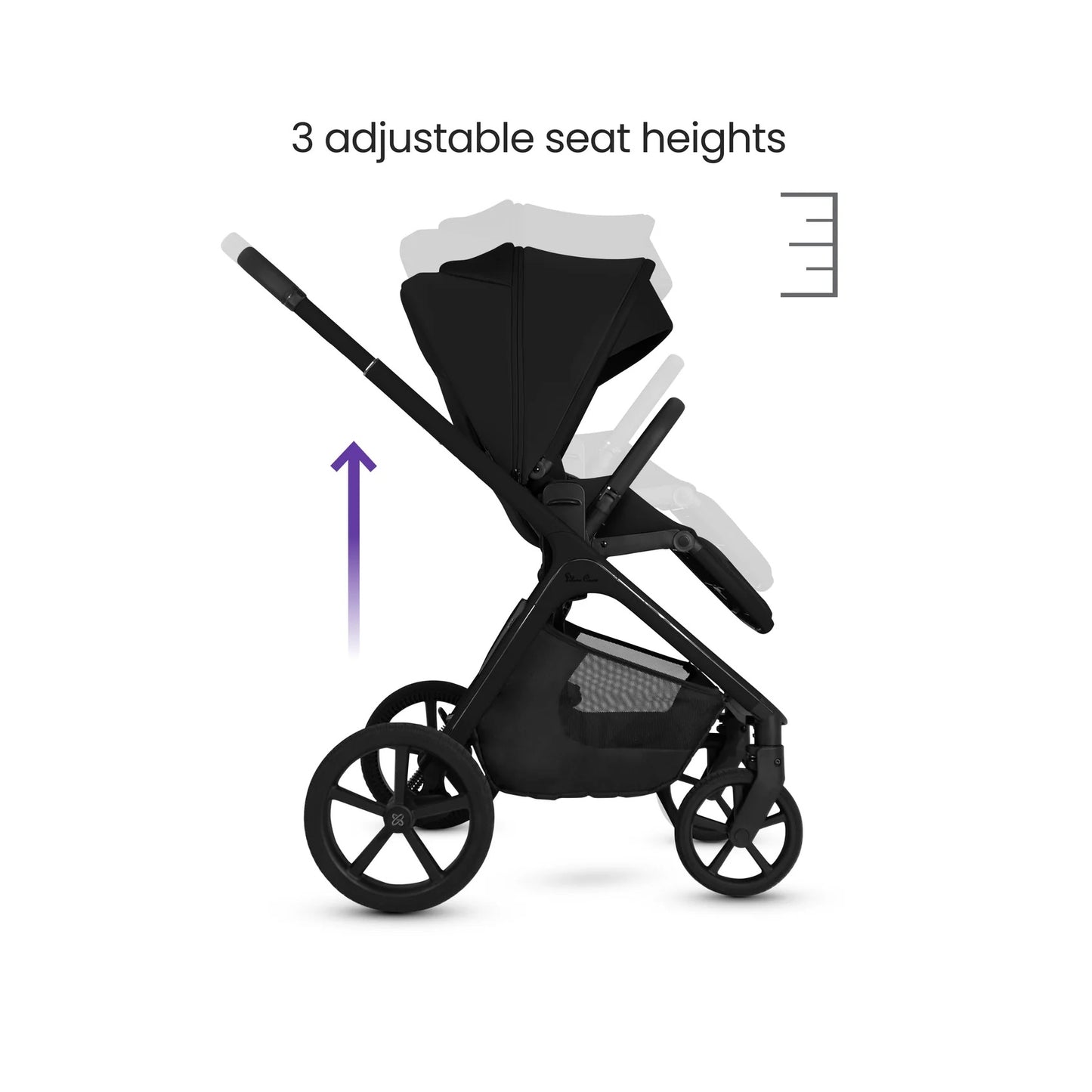 Silver Cross Cove Onyx with Carrycot (6 Piece)