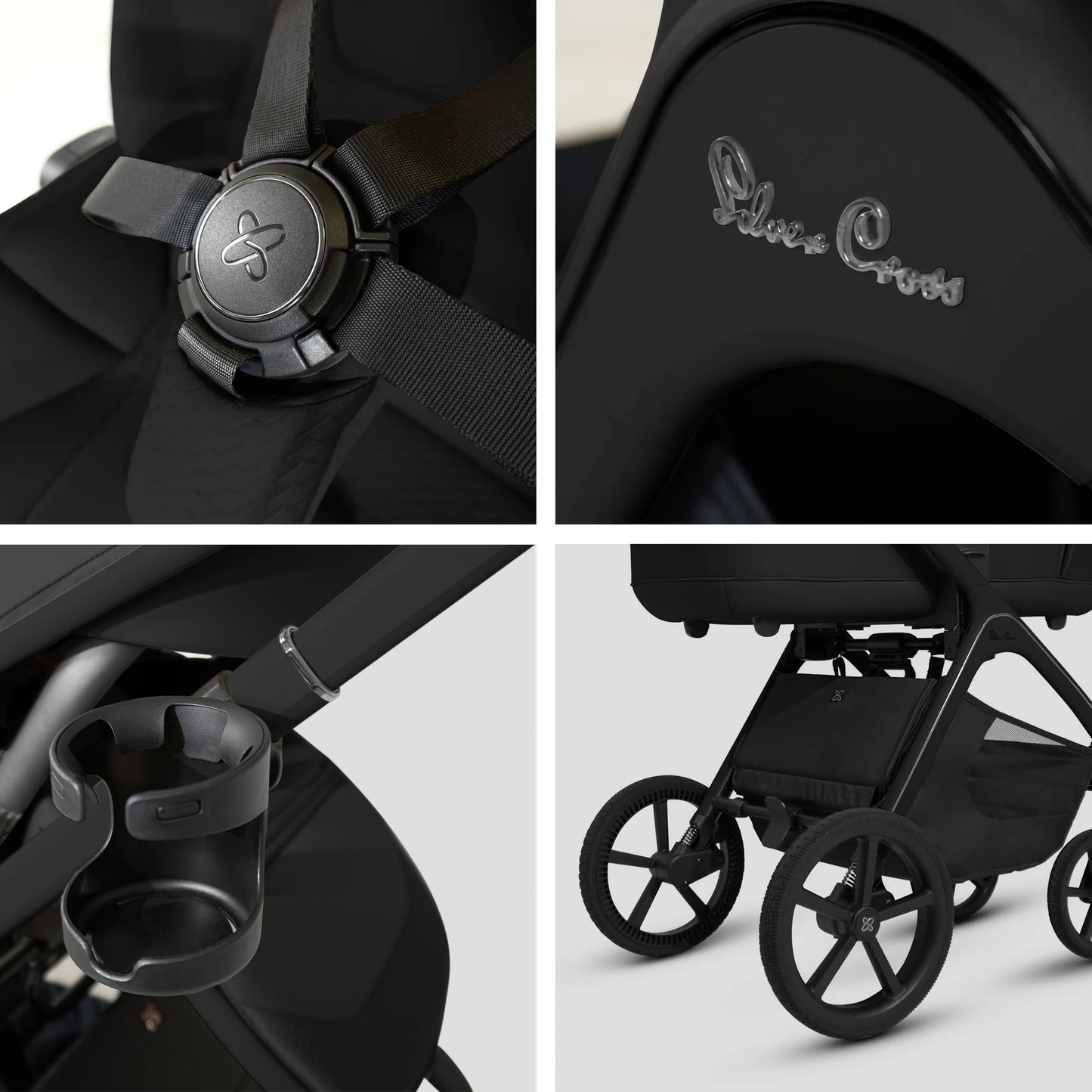 Silver Cross Cove Onyx with Carrycot (6 Piece)