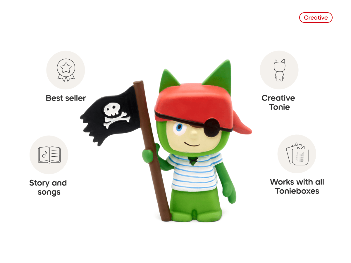 Tonies Creative -Tonie - Pirate Tonie Audio Character