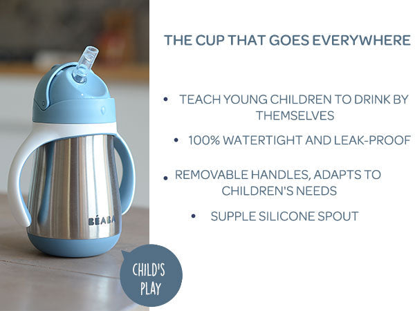 Beaba Stainless Steel Sippy Cup 250ml