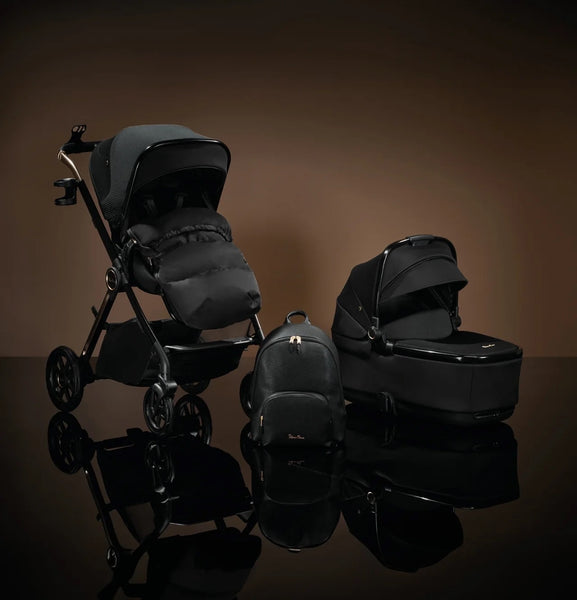 Silver Cross Reef 2 SPECIAL EDITION Espresso with Carrycot (6 piece) + FREE High Chair