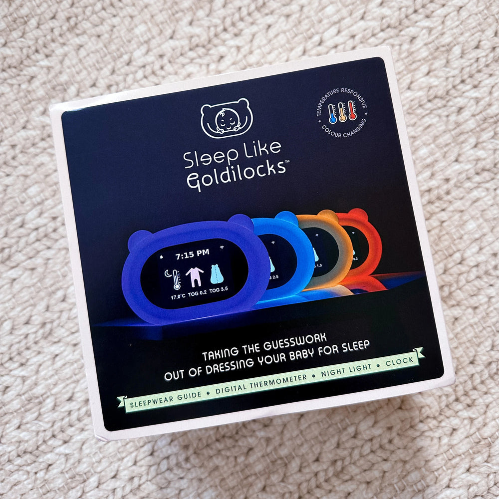 Sleep Like Goldilocks Baby Sleepwear Guide, Night Light And Thermometer