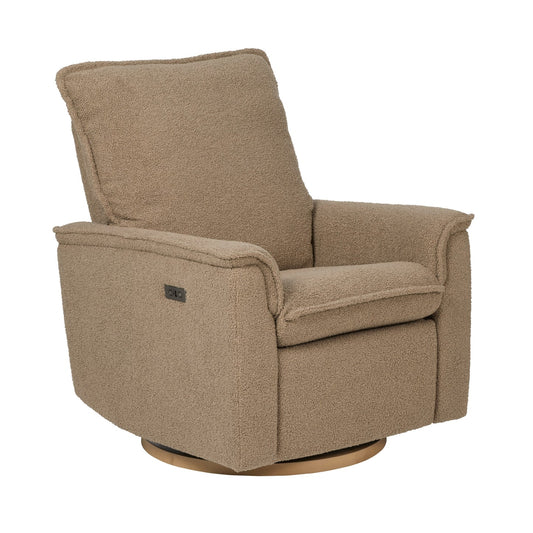 Louie Electric Recliner Glider Nursery Chair in Mocha Teddy Pre-Order
