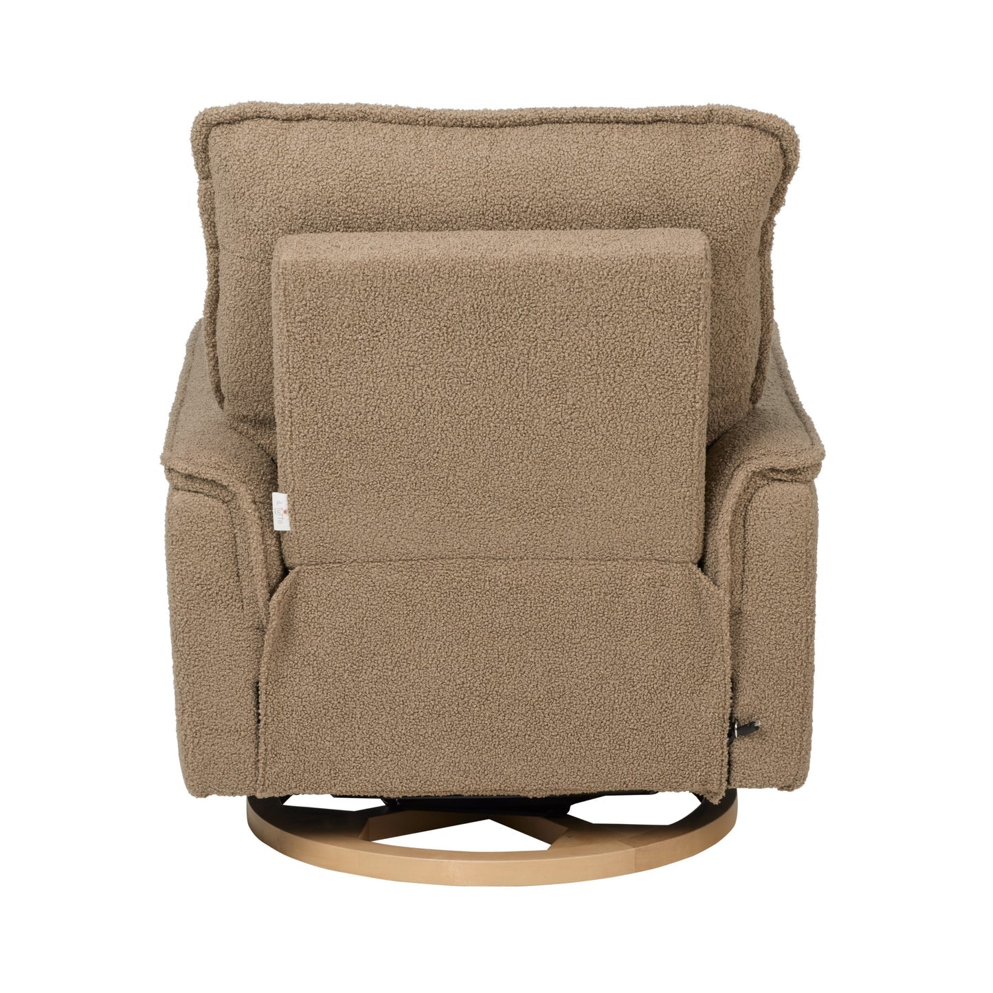 iL TuTTo Louie Electric Recliner Glider Nursery Chair in Mocha Teddy