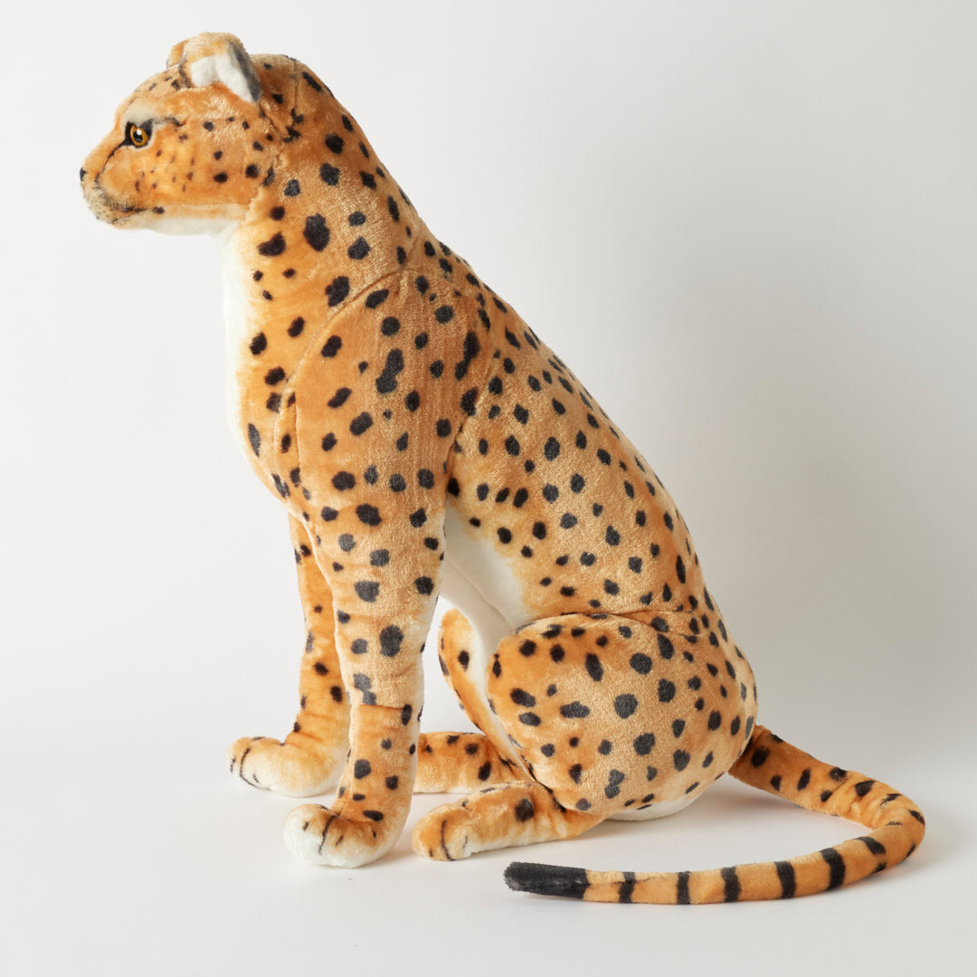JIGGLE & GIGGLE LARGE SITTING ANIMAL - CHEETAH