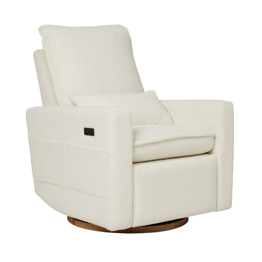 iL TuTTo Frankie Electric Recliner Glider Nursery Chair in Coconut Teddy