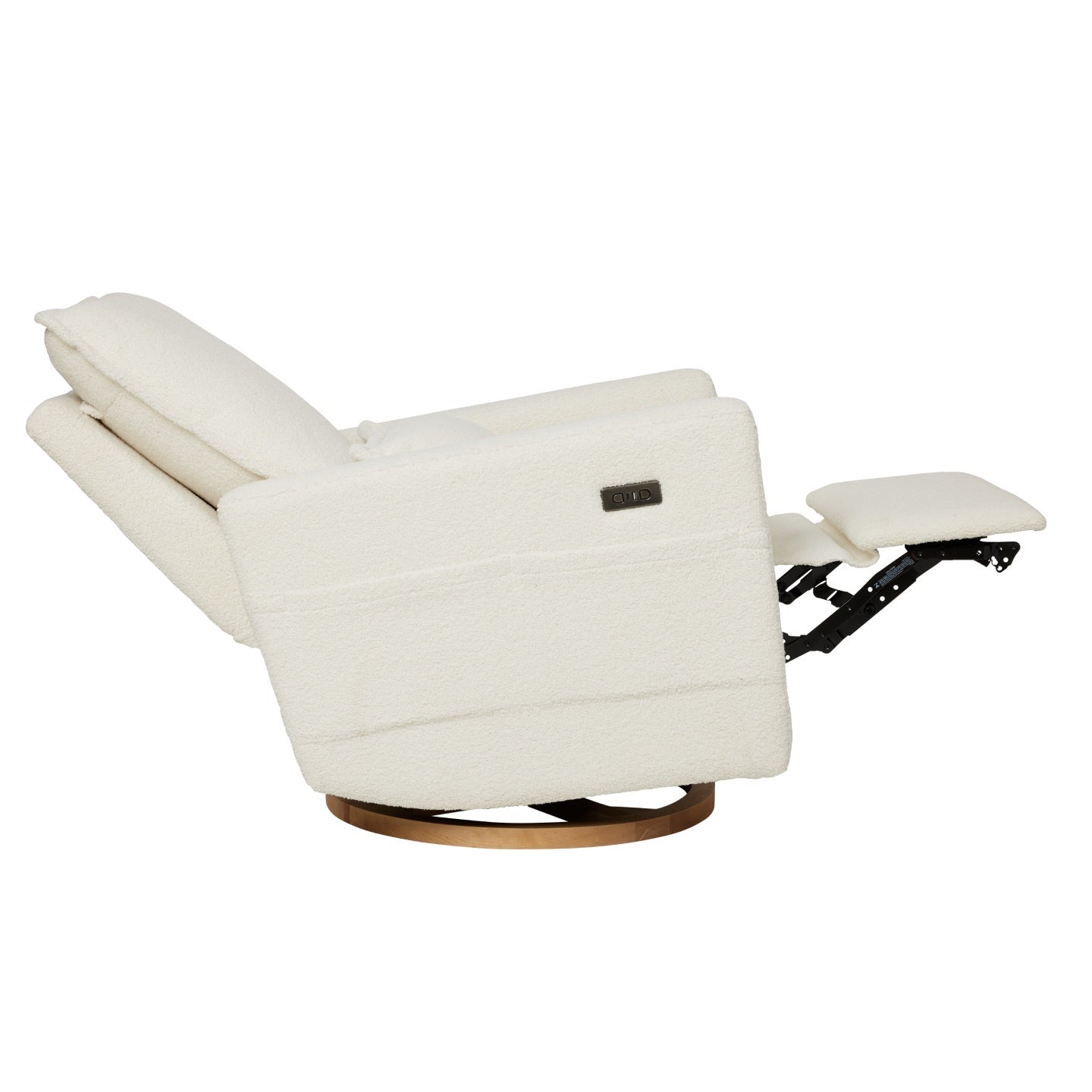 iL TuTTo Frankie Electric Recliner Glider Nursery Chair in Coconut Teddy