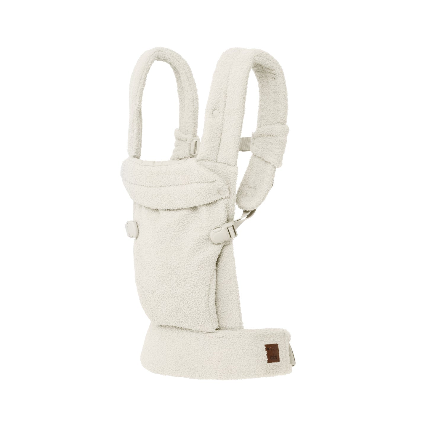 Boba Auri Baby Carrier in Coconut Teddy Fleece