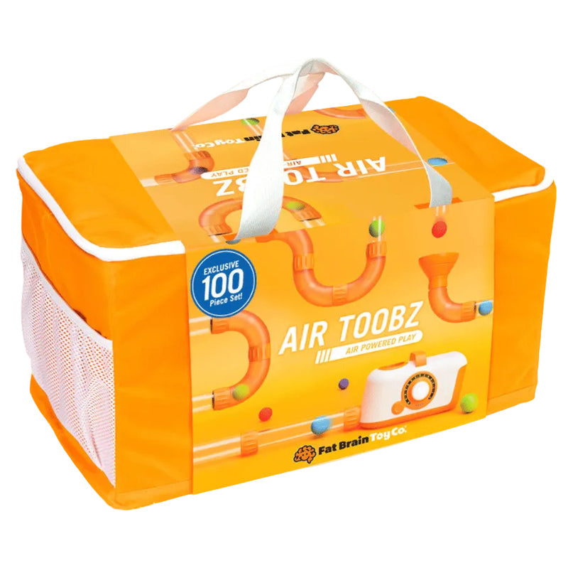 Fat Brain Toys Air Toobz Bundle Set 100pcs NEW 2026 STEM Toys Gifting Idea for 3yrs+