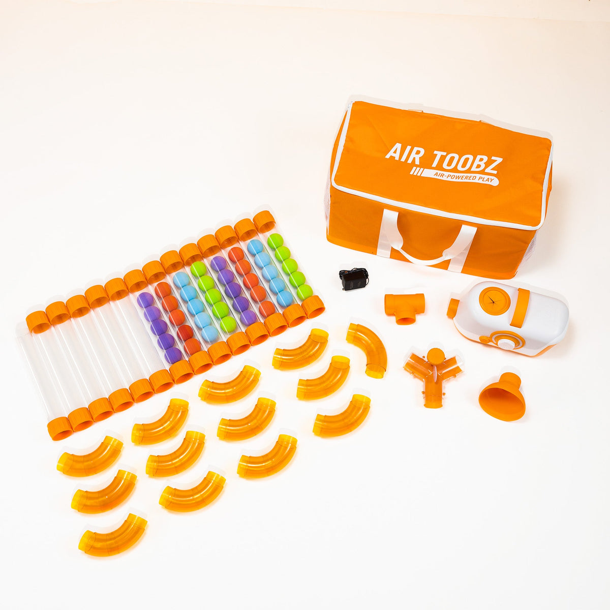 Fat Brain Toys Air Toobz Bundle Set 100pcs NEW 2026 STEM Toys Gifting Idea for 3yrs+