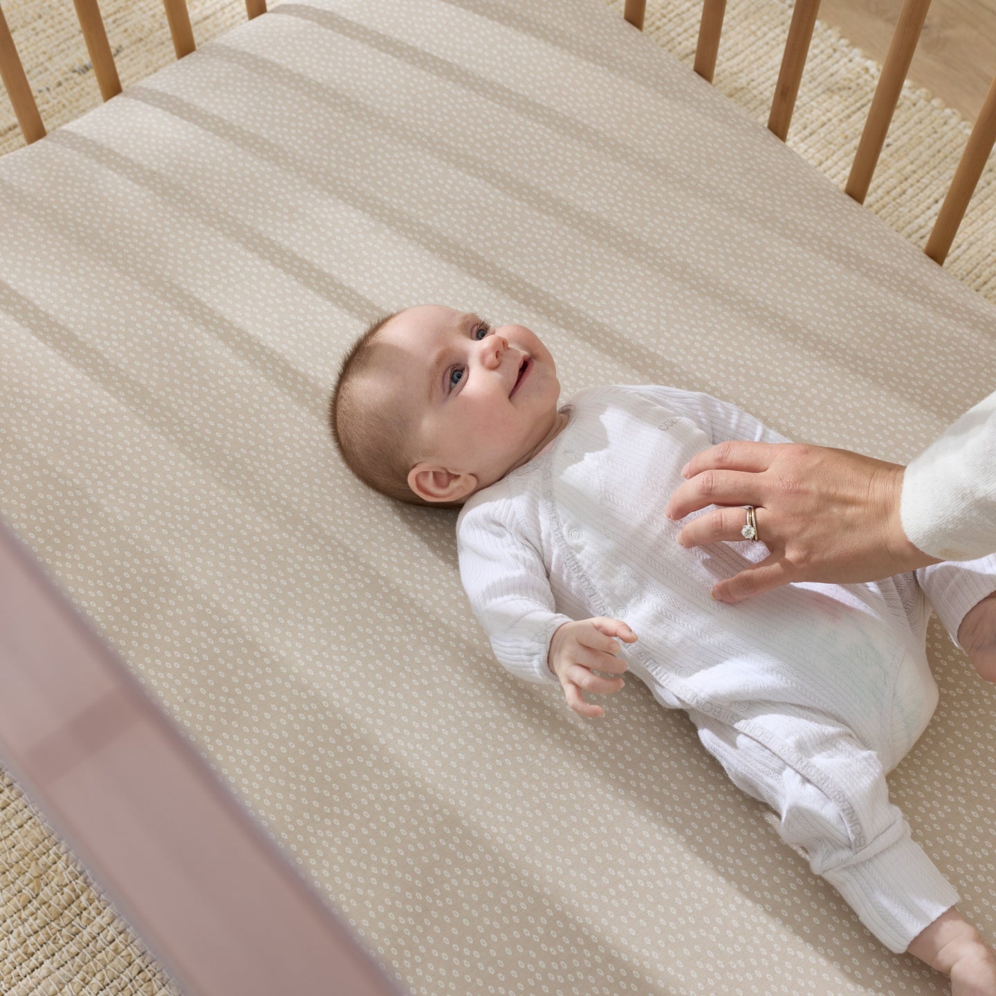 il Tutto Ollie Sustainable Timber Cot in Natural