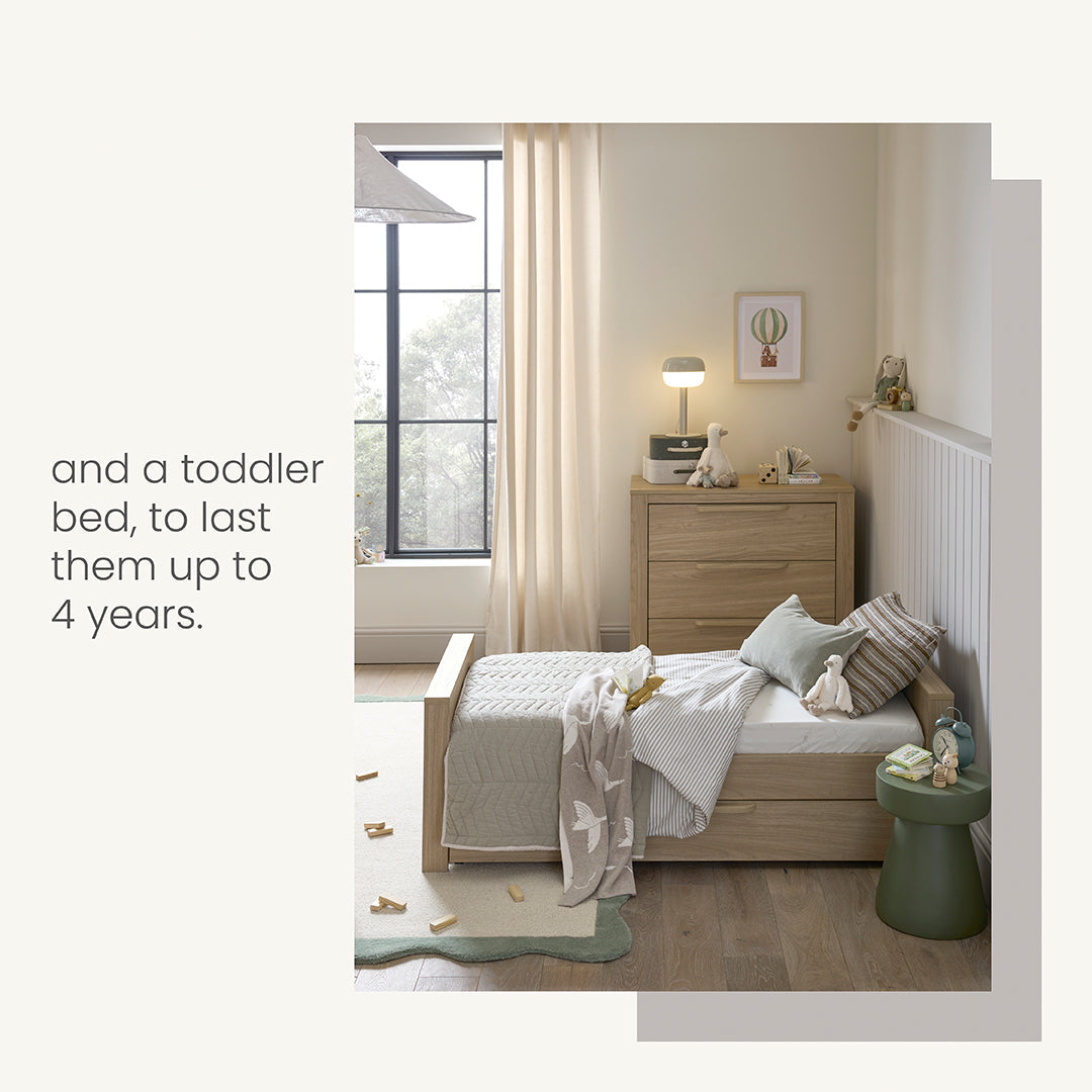 Mamas & Papas Franklin Cotbed – Natural Oak