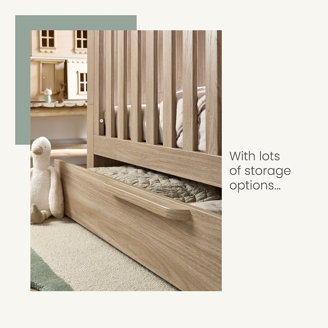 Mamas & Papas Franklin Cotbed – Natural Oak