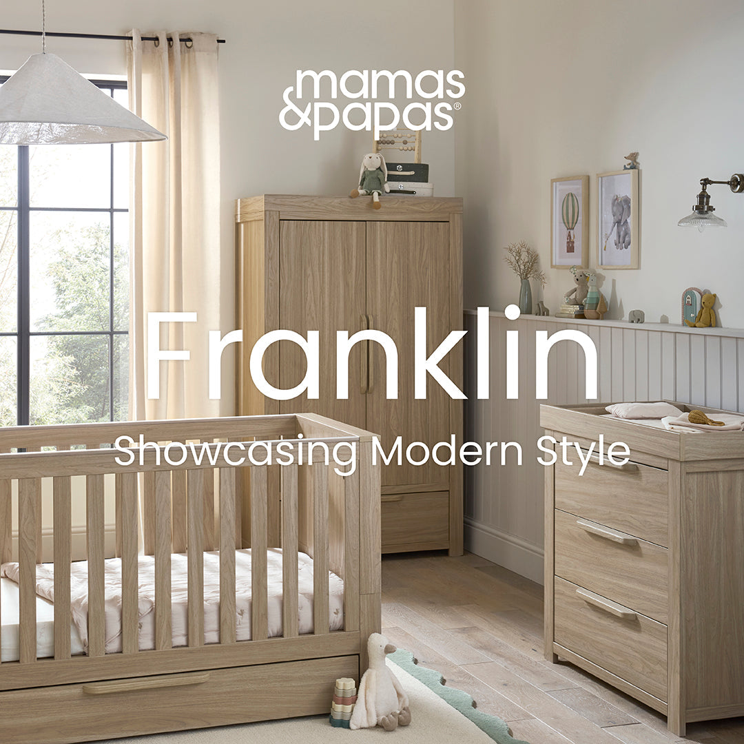 Mamas & Papas Franklin Cotbed – Natural Oak