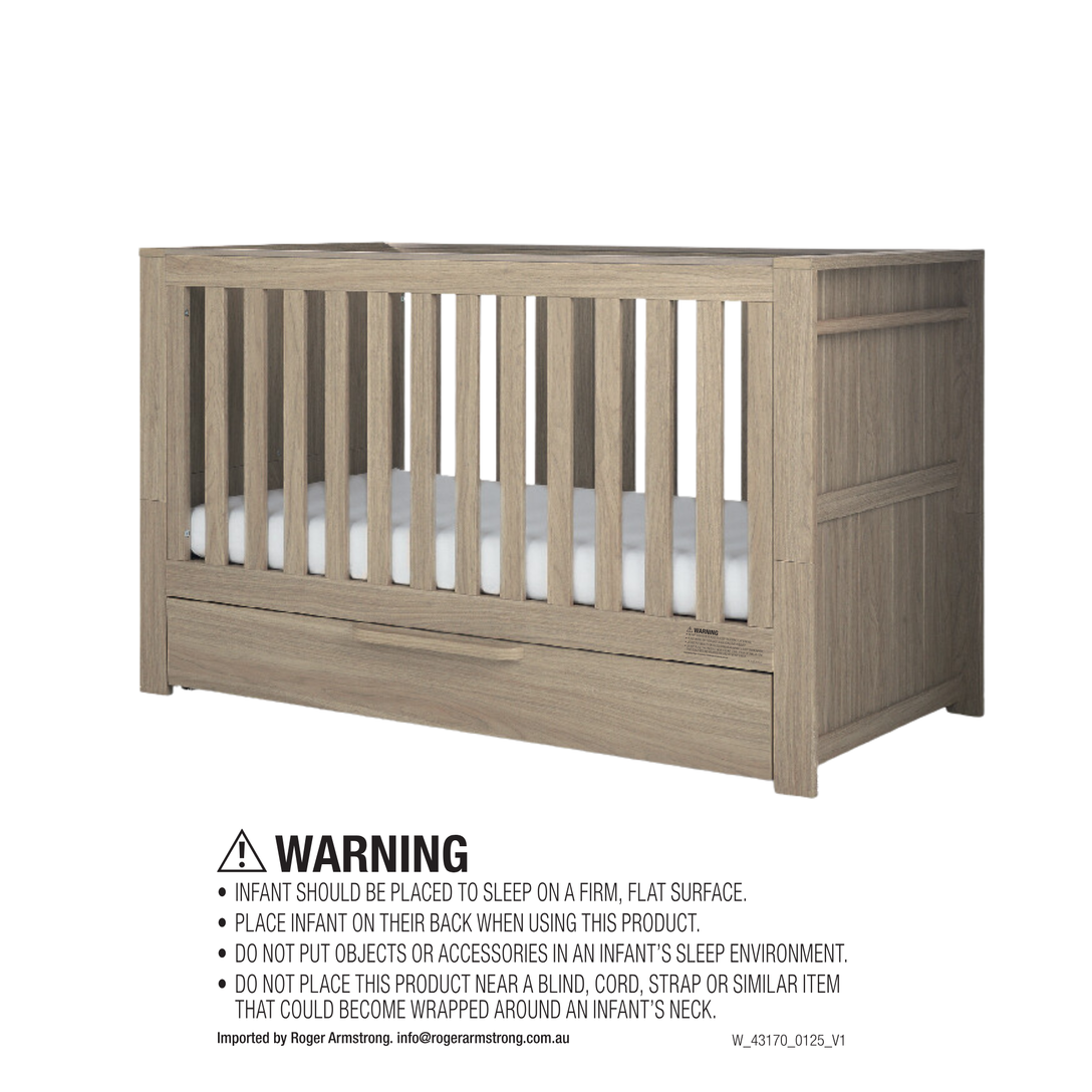 Mamas & Papas Franklin Cotbed – Natural Oak