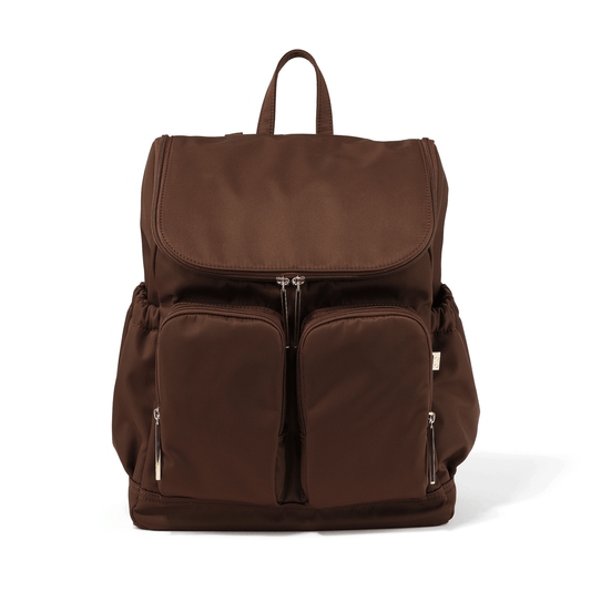 OiOi Signature Nappy Backpack - Chocolate Nylon