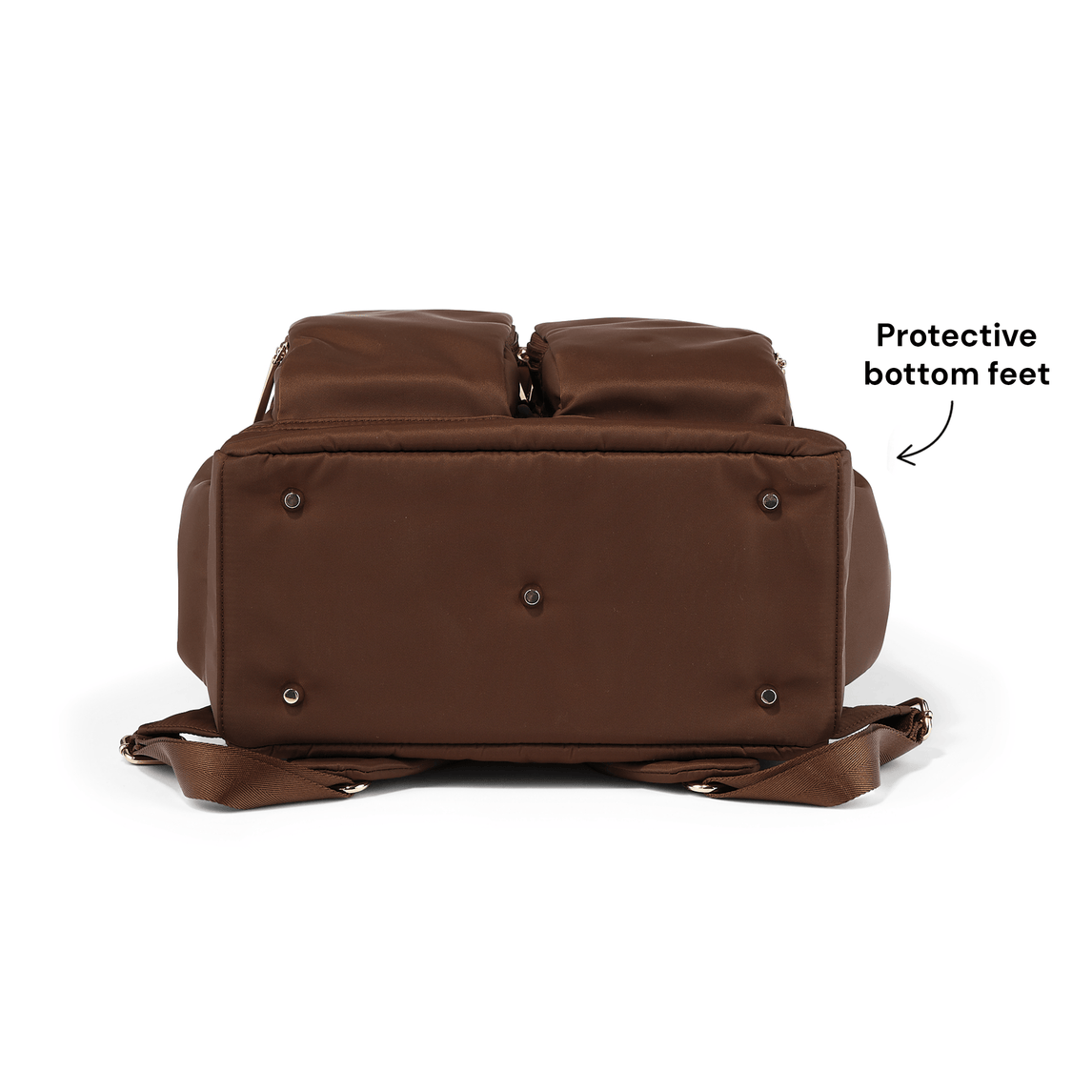 OiOi Signature Nappy Backpack - Chocolate Nylon