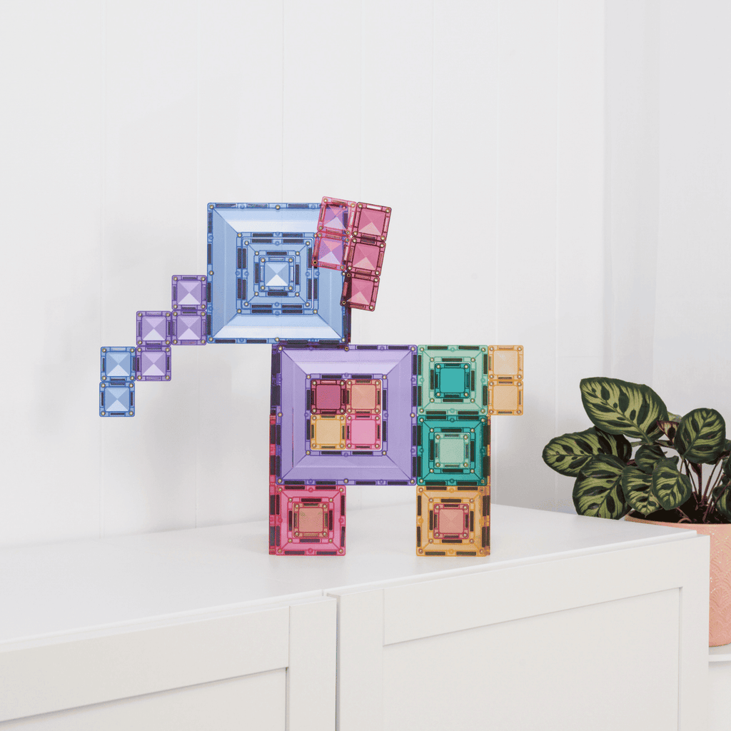 CONNETIX MAGNETIC TILES PASTEL PORTAL PACK 48 PC