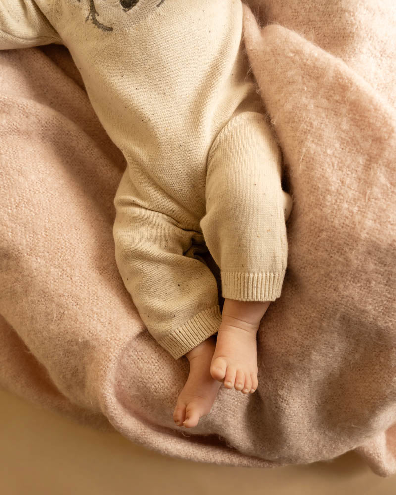Bébé by Minihaha CHARLIE KOALA ORGANIC KNITTED ROMPER